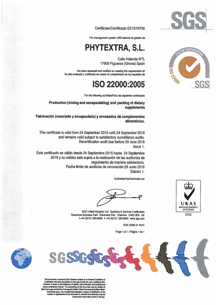 PHYTEXTRA_211025_ISO 22000 UKAS_Certificate BD