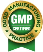 Logo GMP — bonnes pratiques de fabrication