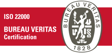 Logo certification ISO 22000 Bureau Veritas