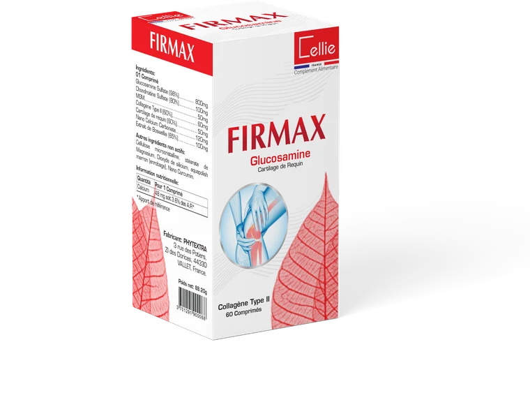 FIRMAX — boîte de 60 comprimés, glucosamine, chondroïtine et collagène type II