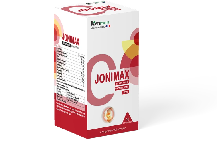 JONIMAX — box of 60 tablets, glucosamine, chondroitin and bromelain