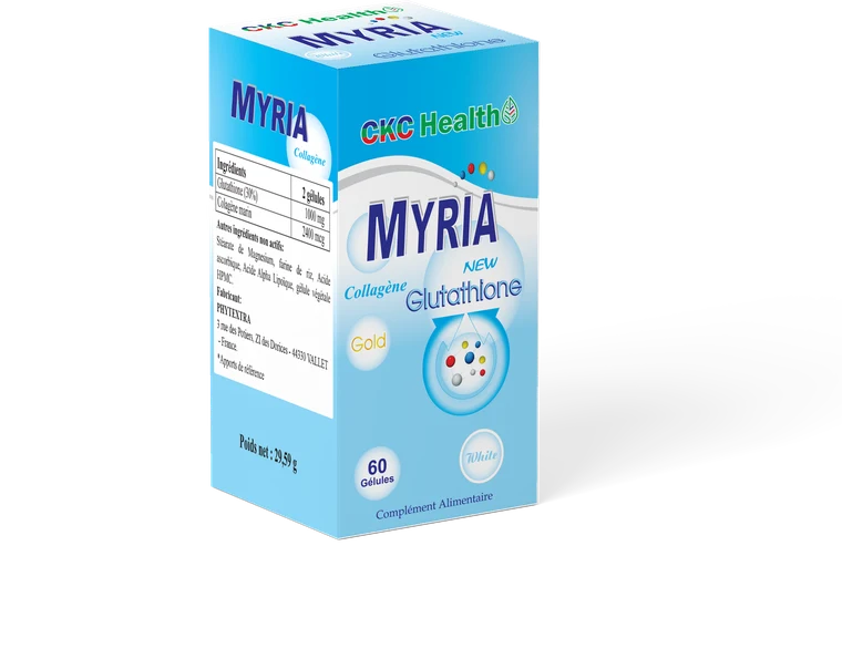 MYRIA — box of 60 capsules, soy isoflavones, marine collagen and maca